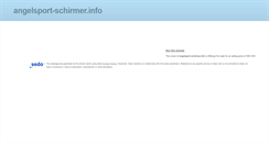 Desktop Screenshot of angelsport-schirmer.info