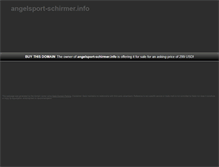Tablet Screenshot of angelsport-schirmer.info